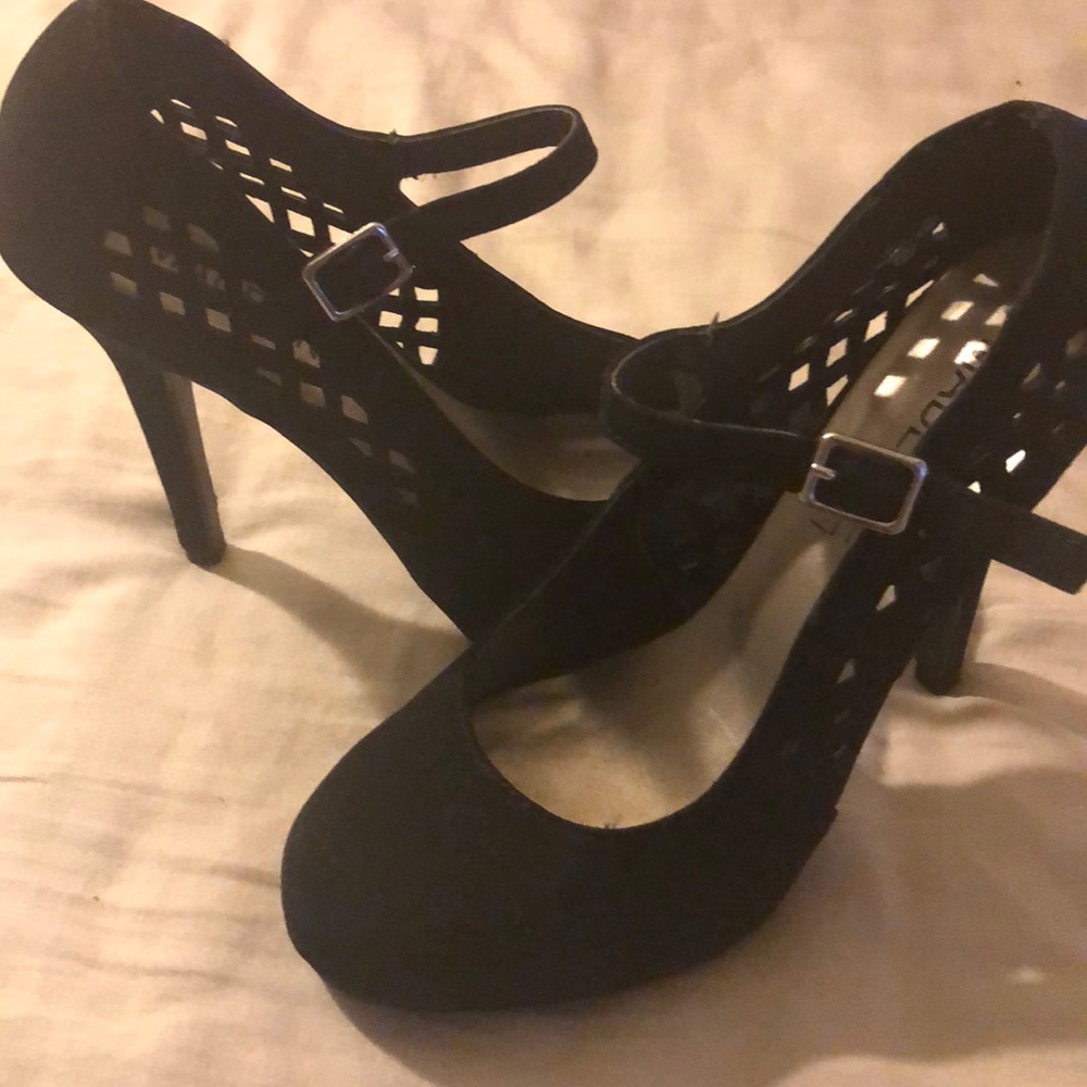 Black high heels